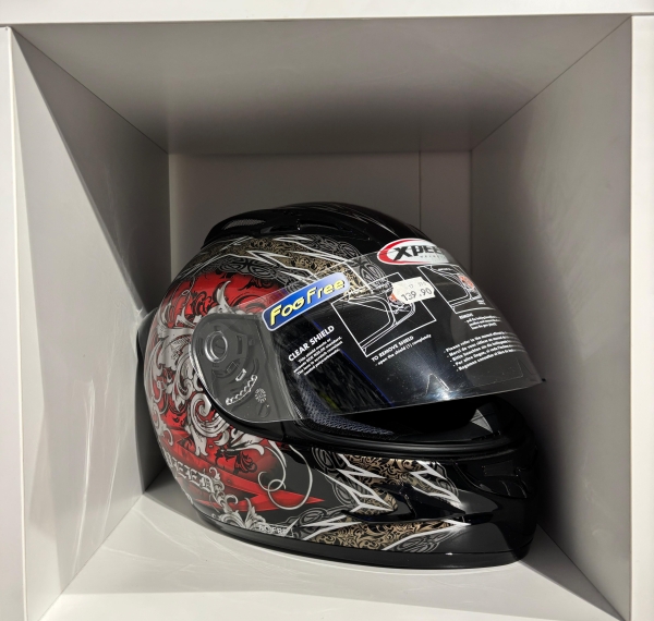 Motorrad-Integralhelm Carbon- Drikompo. XPEED XF 708 RED - Gr. L